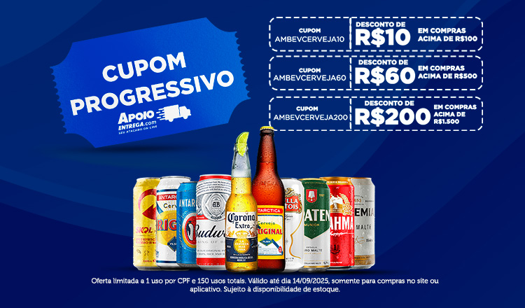 Progressivo Ambev até 14/09